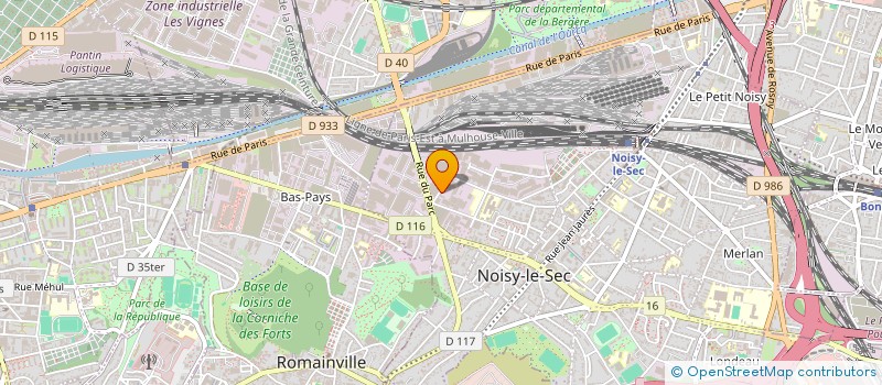 localisation de l'entreprise JMC STORY S.A.R.L à NOISY-LE-SEC
