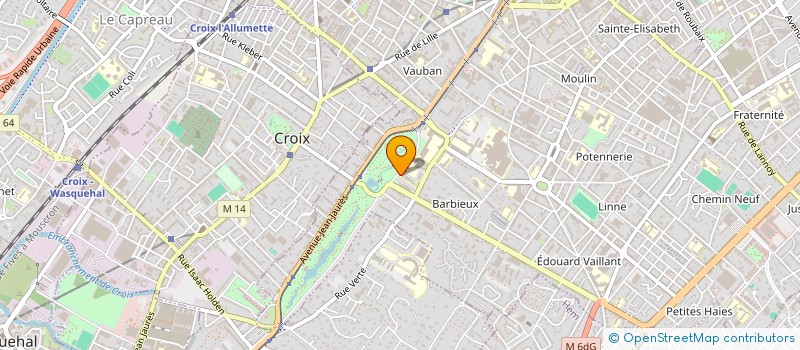 localisation de l'entreprise JMC7 à ROUBAIX