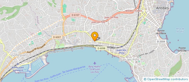 localisation de l'entreprise JMCA à ANTIBES