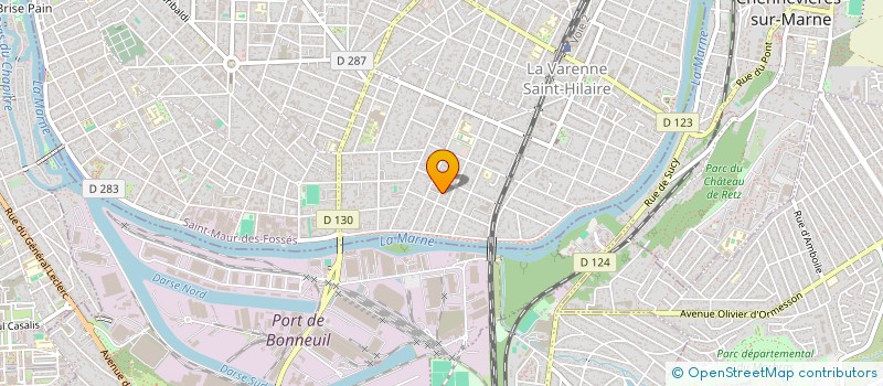 localisation de l'entreprise JMCA à SAINT-MAUR-DES-FOSSES