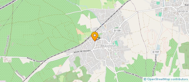 localisation de l'entreprise JMCA  BEAUVOISIN