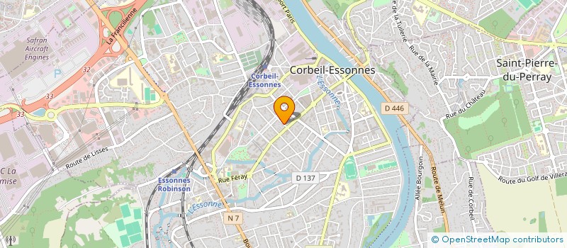 localisation de l'entreprise JMCA IMMOBILIER à CORBEIL-ESSONNES