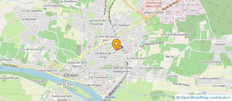 localisation de l'entreprise JMCAE à CHINON