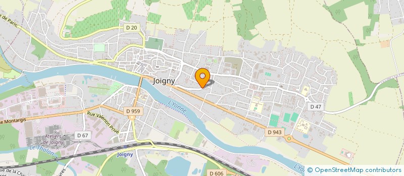 localisation de l'entreprise JMCC 2020 à JOIGNY