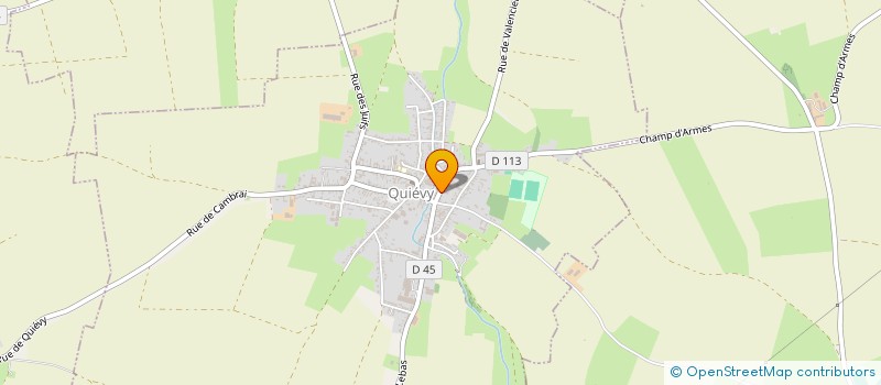 localisation de l'entreprise JMCC  QUIEVY