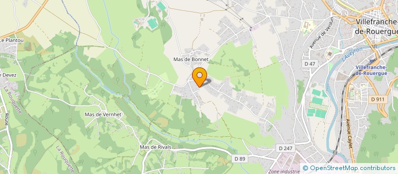 localisation de l'entreprise JMCD ELECTRIQUE à VILLEFRANCHE-DE-ROUERGUE