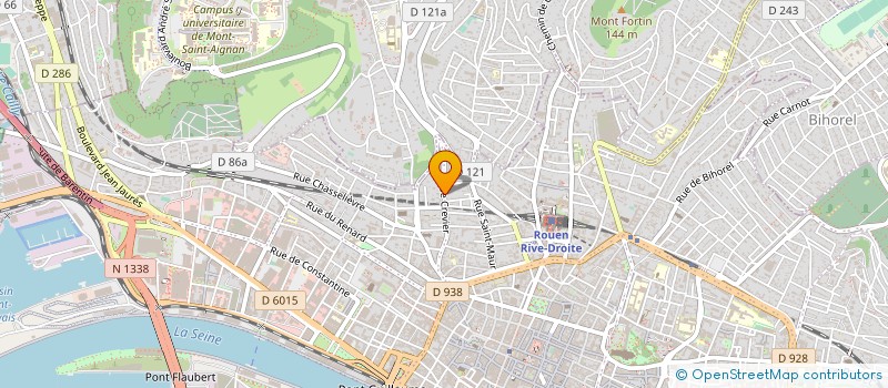 localisation de l'entreprise JMCD INVEST à ROUEN