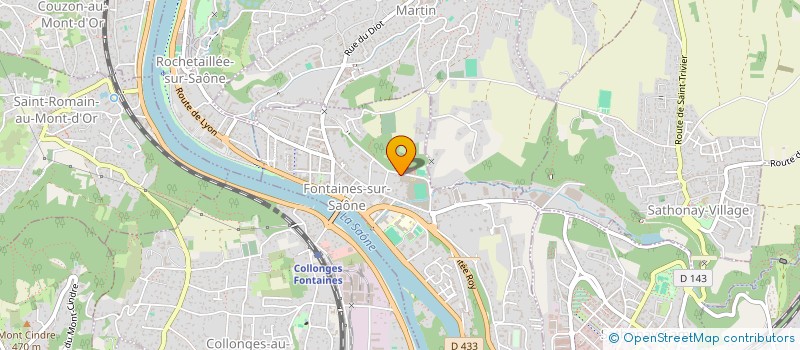 localisation de l'entreprise JMCD VAL DE SAONE  FONTAINES-SUR-SAONE