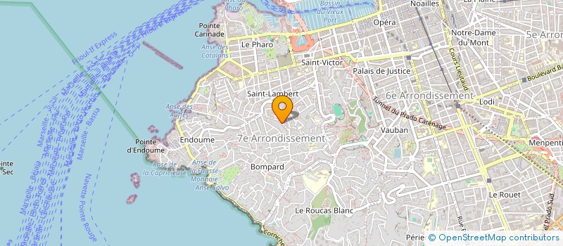 localisation de l'entreprise JMCE INVEST à MARSEILLE
