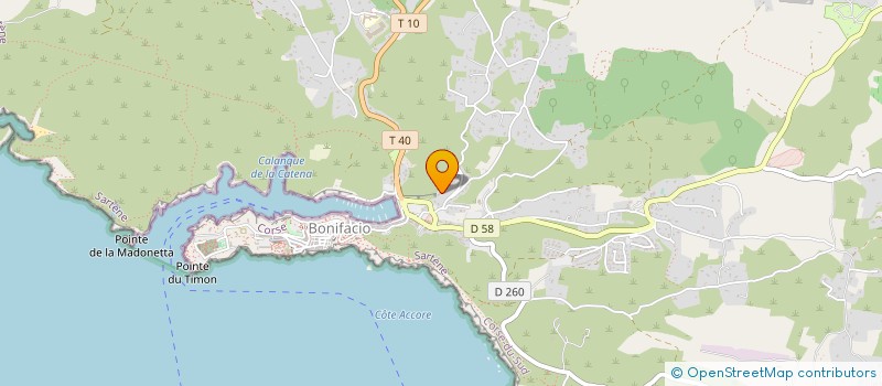localisation de l'entreprise JMCF à BONIFACIO