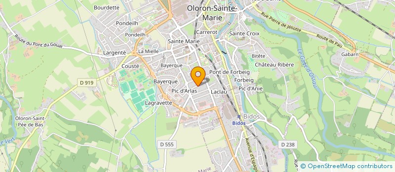 localisation de l'entreprise JMCF  OLORON-SAINTE-MARIE