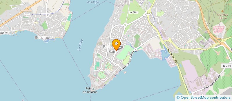 localisation de l'entreprise JMCF BEAUDELIN  BALARUC-LES-BAINS