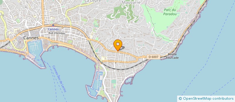 localisation de l'entreprise JMCK à CANNES