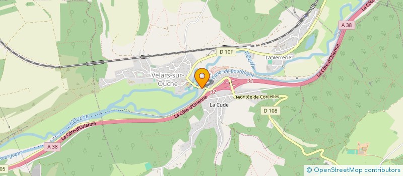 localisation de l'entreprise JMCM  VELARS-SUR-OUCHE