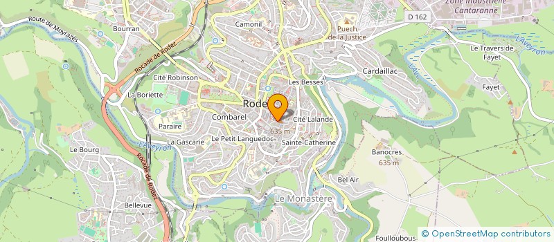 localisation de l'entreprise JMCM  RODEZ