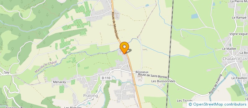 localisation de l'entreprise JMCM PONCHON  PRALONG