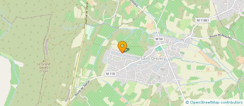 localisation de l'entreprise JMCO  SAINT-DREZERY