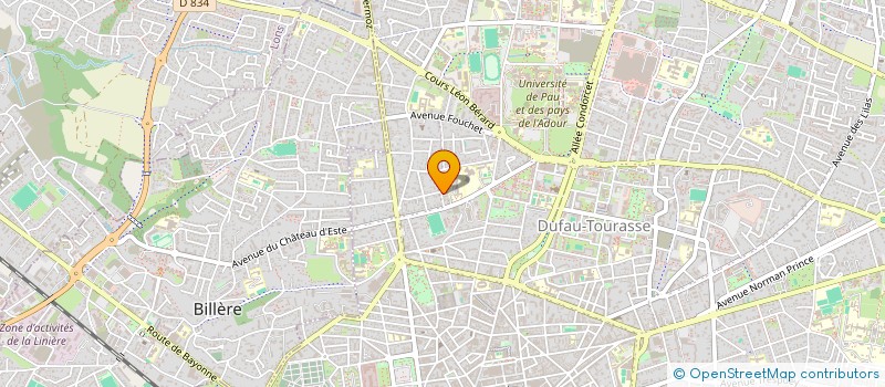 localisation de l'entreprise JMCP à PAU