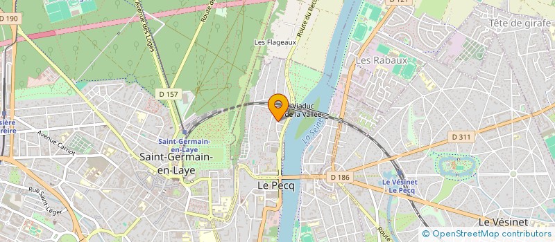 localisation de l'entreprise JMCPM  LE PECQ