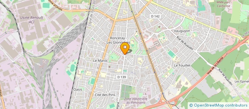 localisation de l'entreprise JMCS  LE MANS