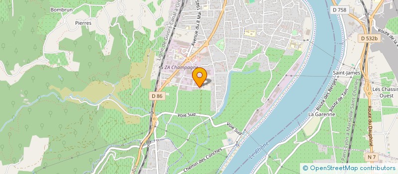 localisation de l'entreprise JMCS à TOURNON-SUR-RHONE