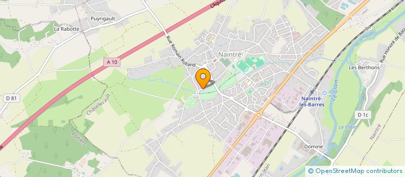 localisation de l'entreprise JMCT  NAINTRE