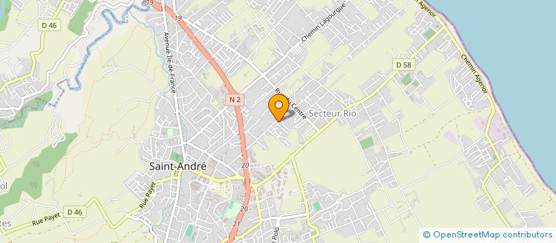 localisation de l'entreprise JMCV ALU à SAINT-ANDRE