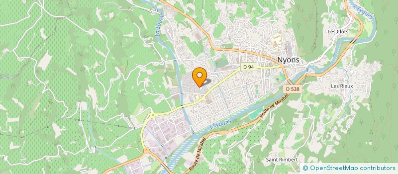 localisation de l'entreprise JMCV IMMO  NYONS