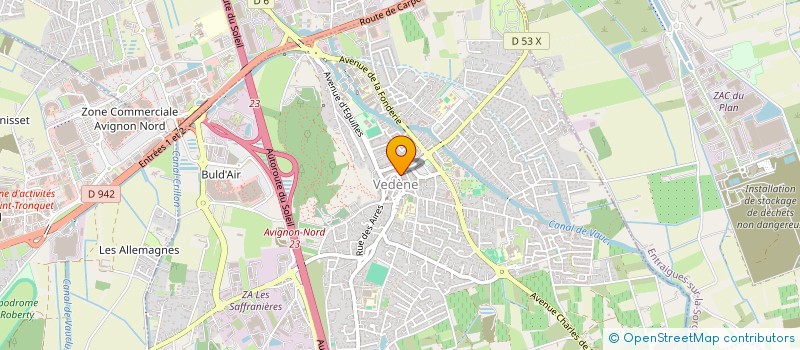 localisation de l'entreprise JMCV RESTAURATION  VEDENE