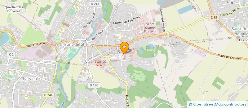 localisation de l'entreprise JMCX à TIGNIEU-JAMEYZIEU