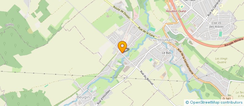 localisation de l'entreprise JMCZ BATIMENT  HOUDAIN