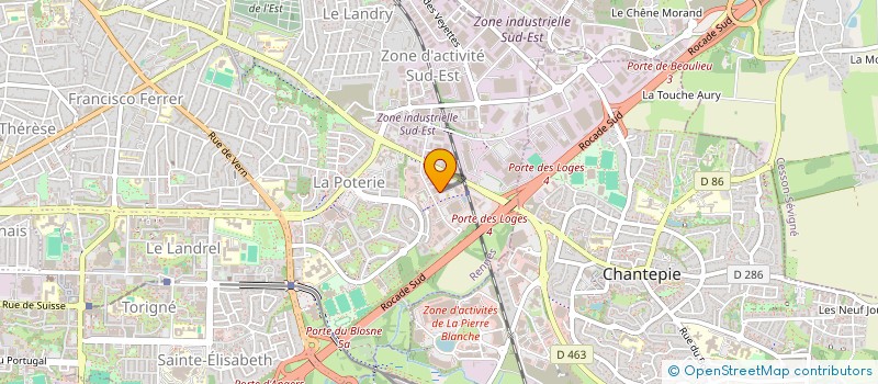 localisation de l'entreprise JMD à RENNES
