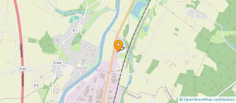 localisation de l'entreprise JMD  INGRANDES