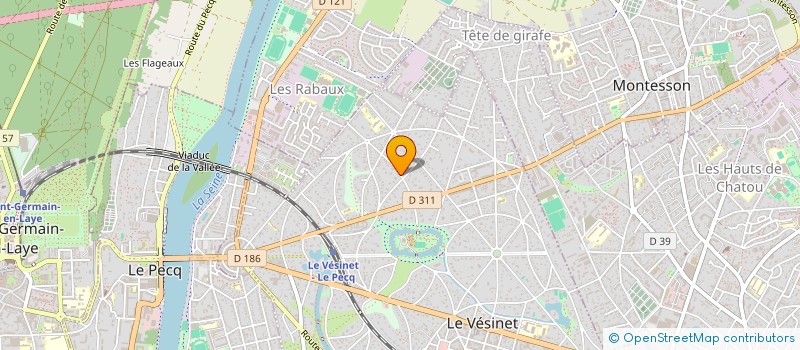 localisation de l'entreprise JMD  LE VESINET