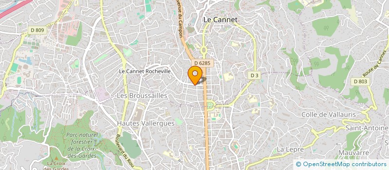 localisation de l'entreprise JMD à LE CANNET