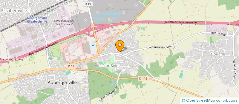 localisation de l'entreprise JMD à AUBERGENVILLE