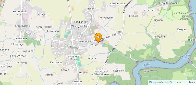 localisation de l'entreprise JMD  PLOMELIN