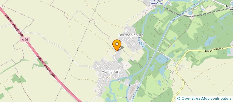localisation de l'entreprise JMD AUTO à ALAINCOURT