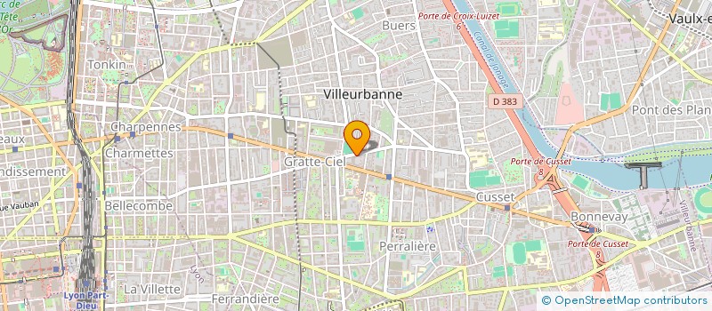 localisation de l'entreprise JMD BATIMENT  VILLEURBANNE