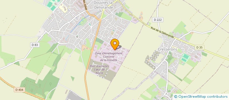 localisation de l'entreprise JMD CFAO à DOUVRES-LA-DELIVRANDE