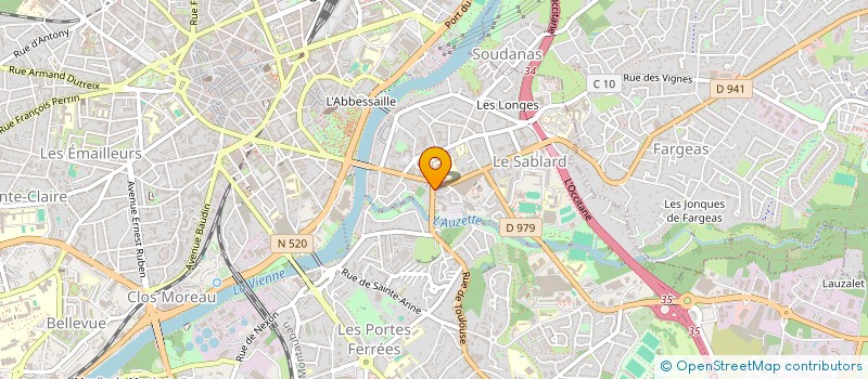 localisation de l'entreprise JMD-CO à LIMOGES