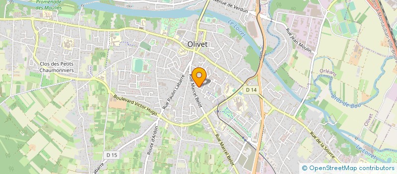 localisation de l'entreprise JMD ENTREPRISES à OLIVET