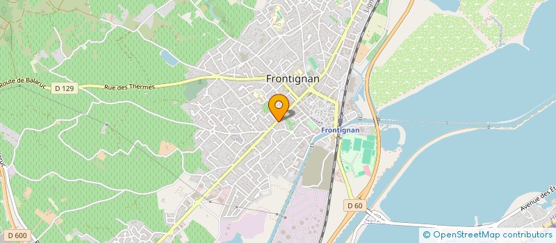 localisation de l'entreprise JMD GESTION à FRONTIGNAN