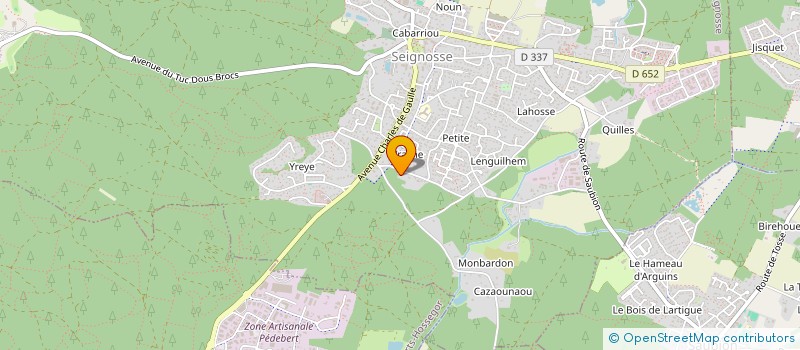 localisation de l'entreprise JMD GROUPE  SEIGNOSSE