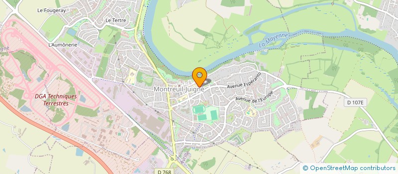 localisation de l'entreprise JMD IMMO  MONTREUIL-JUIGNE