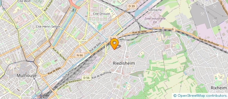 localisation de l'entreprise JMD IMMOBILIER  RIEDISHEIM