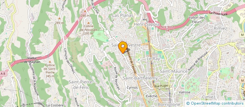localisation de l'entreprise JMD INVESTISSEMENTS à NICE