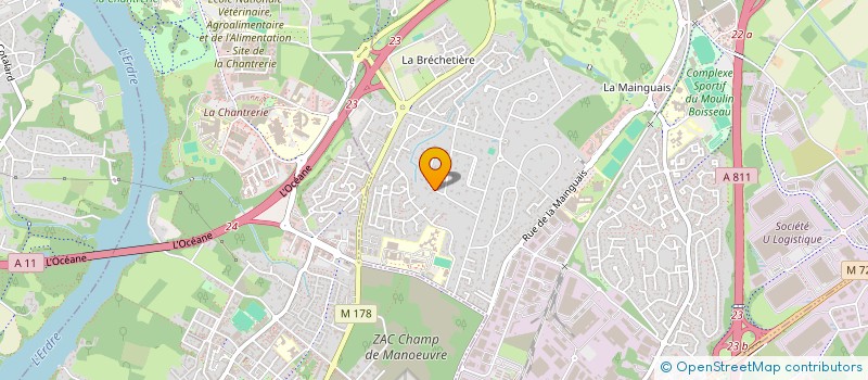 localisation de l'entreprise JMD JULES VERNE  CARQUEFOU