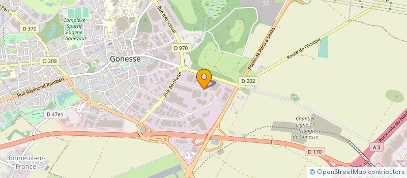 localisation de l'entreprise JMD LOGISTICS  LOUVRES