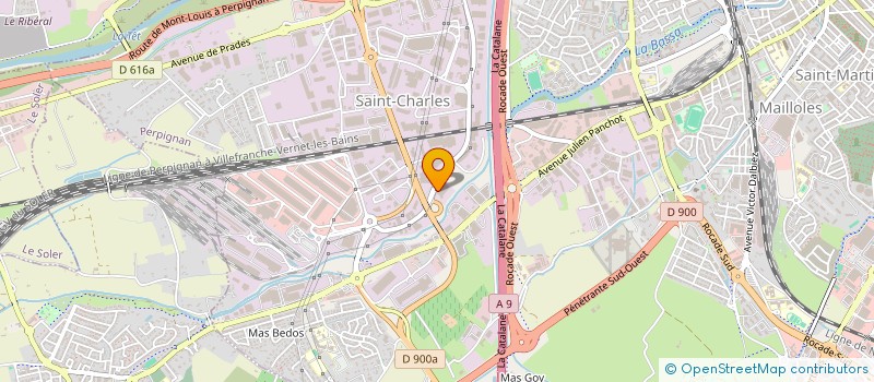 localisation de l'entreprise JMD LOGISTIQUE à PERPIGNAN